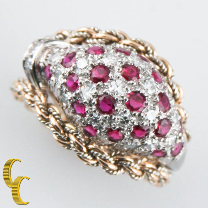 Mellerio Dits Meller 18k White & Yellow Gold Bespoke Diamond