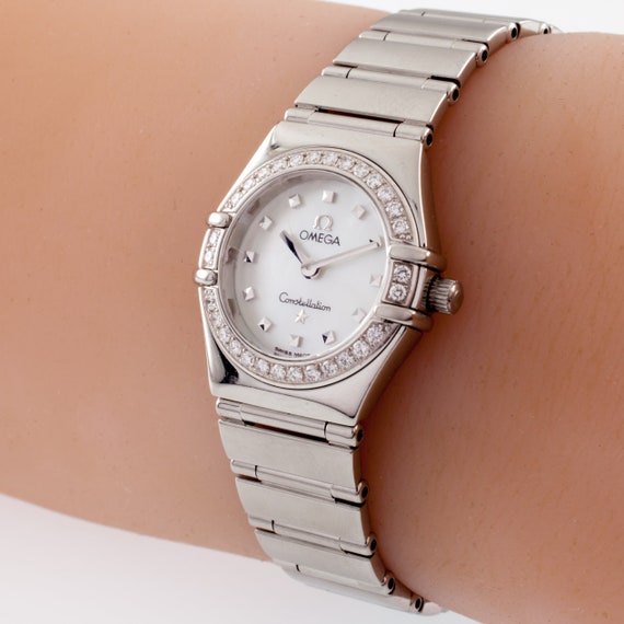 Omega constellation stainless steel hotsell