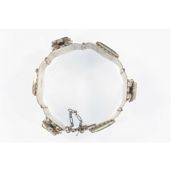 Gorgeous Sterling Silver Abalone Warrior Bracelet… - image 3