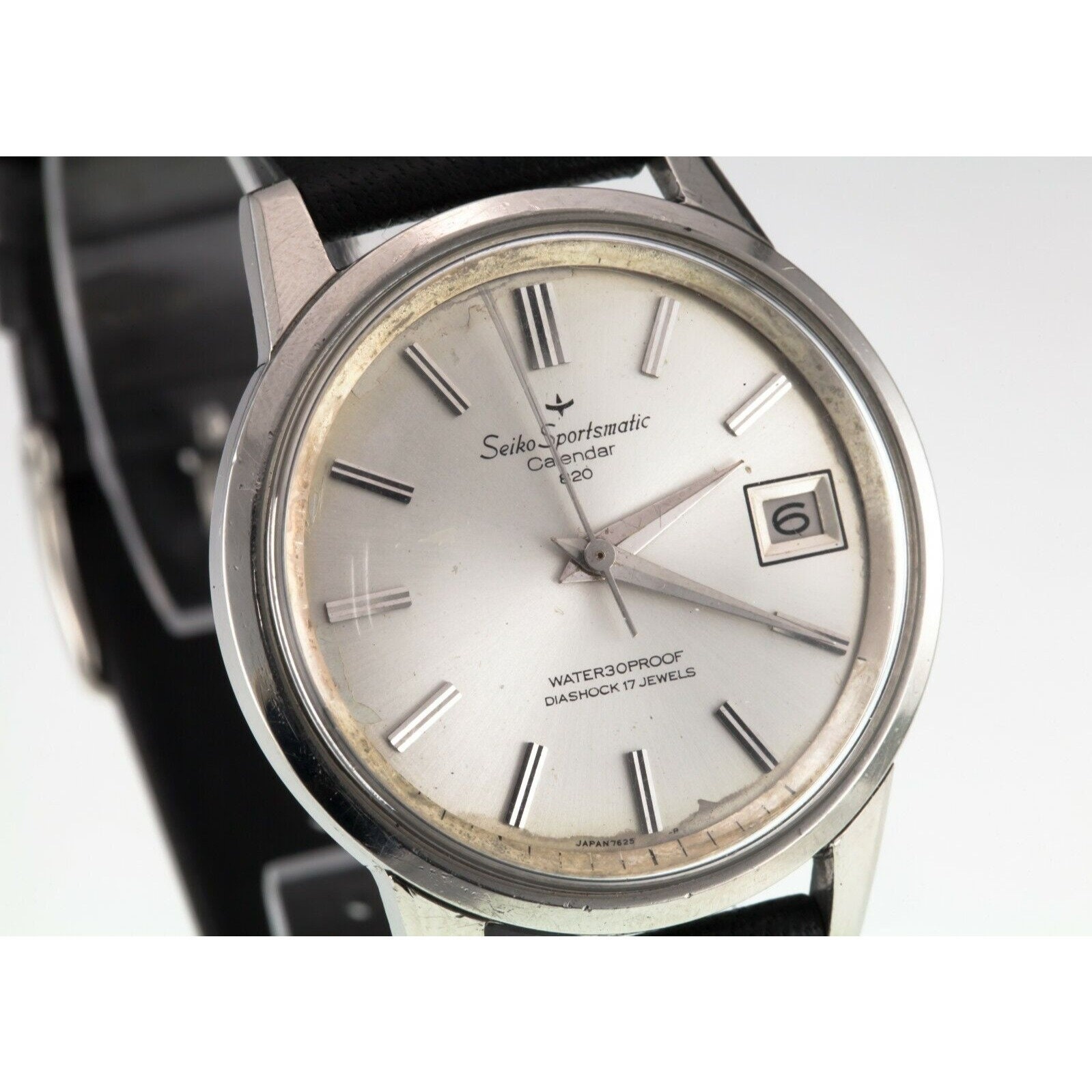 セイコー　sportsmatic calender820 Rare Seiko Sportsmatic Calender 820 SEIKOSHA 828960 Vintage Japan