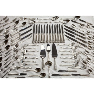 Old French by GORHAM Sterling Silver Flatware Set of 110 pcs