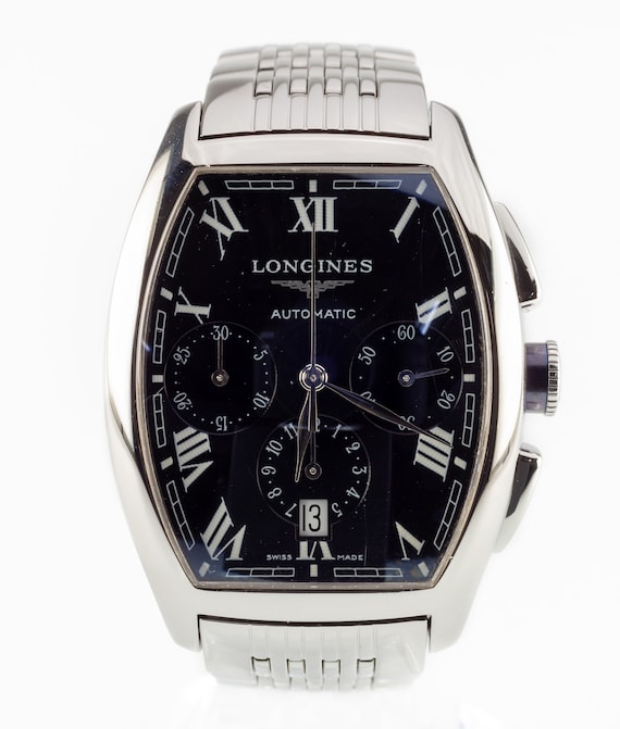 Longines Evidenza Chronograph Stainless Steel Men'