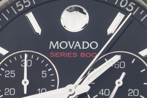 Movado Series 800 Chronograph Stainless Steel Men… - image 5