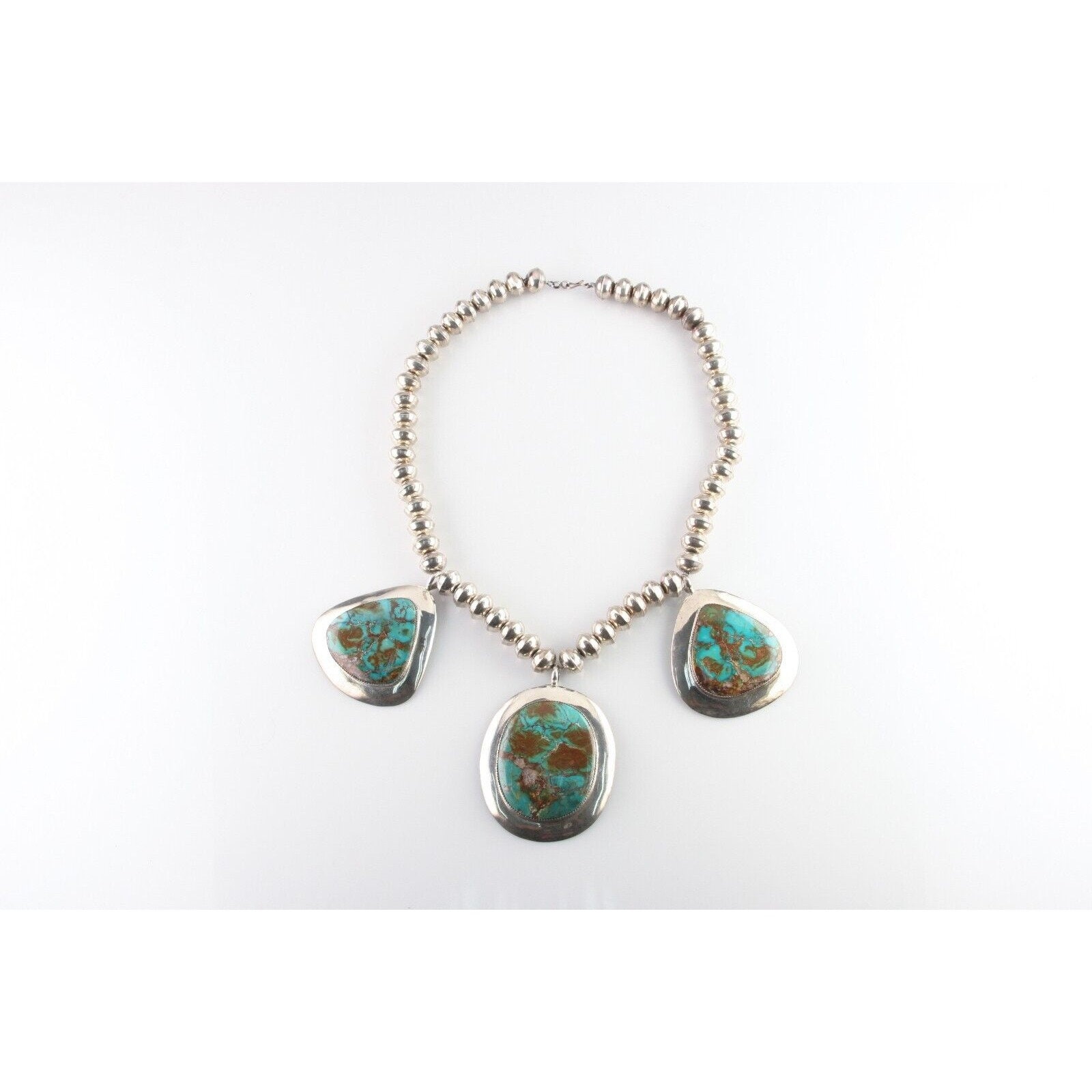 Native American Myra Nastacio Vintage Navajo Squared Royston Turquoise Sterling Silver Bracelet Native American Myra Nastacio Vintage Navajo Squared Royston Turquoise Sterling Silver Bracelet
