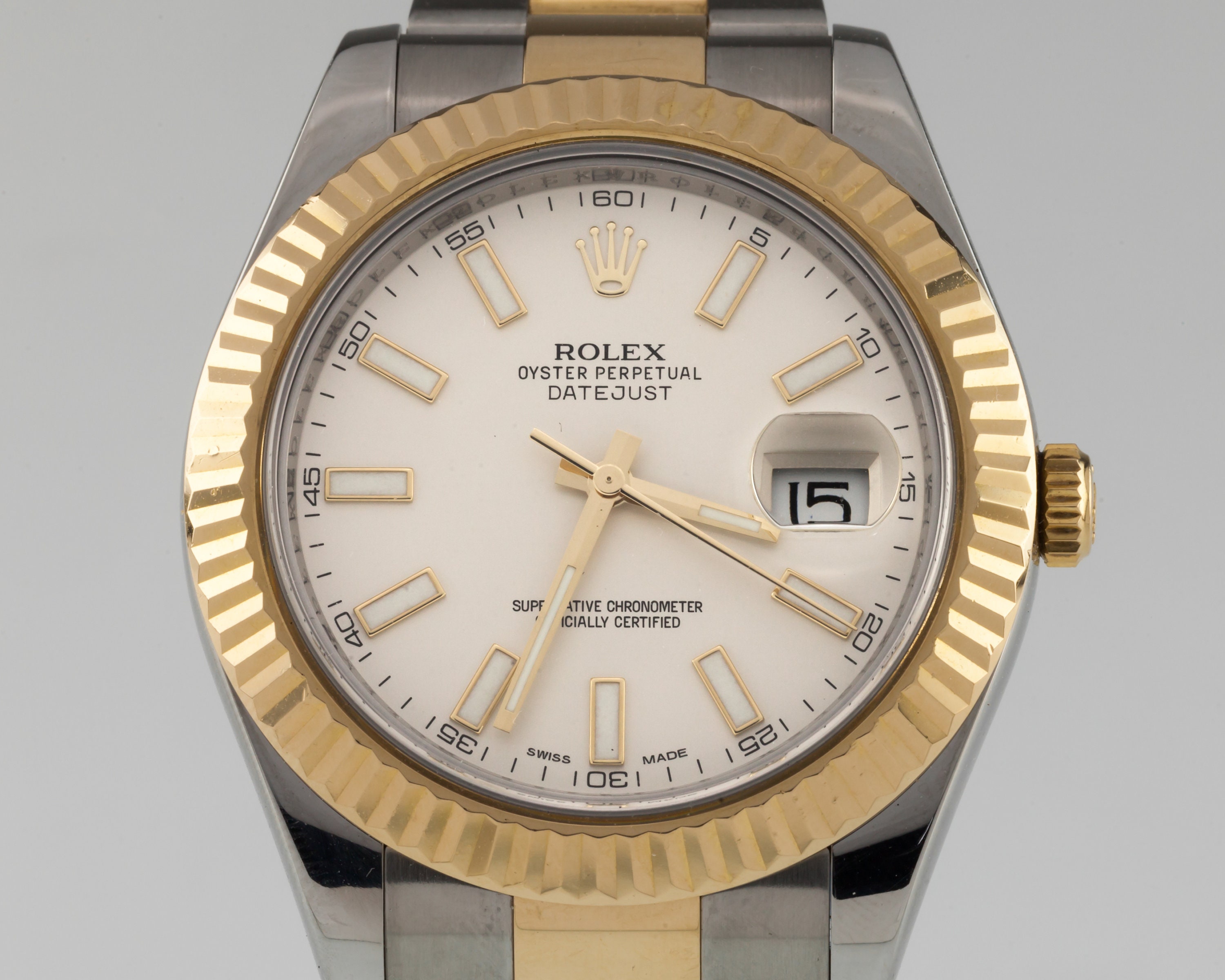 Mens rolex cheap two tone