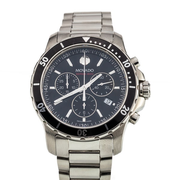 Movado Series 800 Chronograph Stainless Steel Men… - image 4