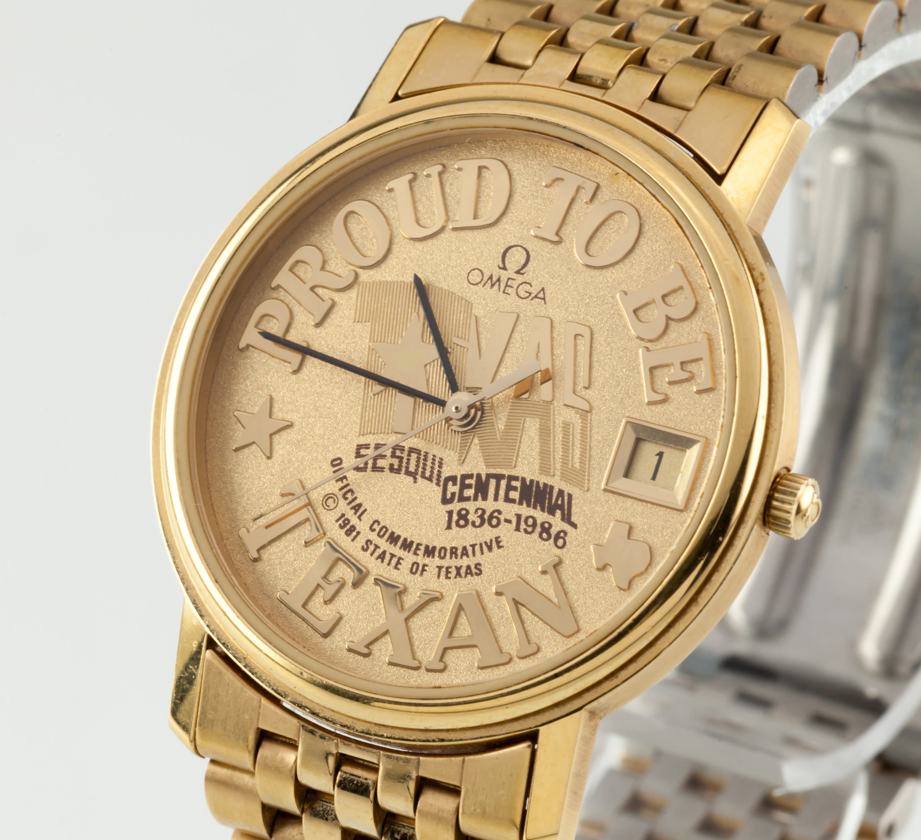 OMEGA ゴールド レザー バンド 時計 Vintage Omega Automatic Watch Mens 10k Gold Filled Date
