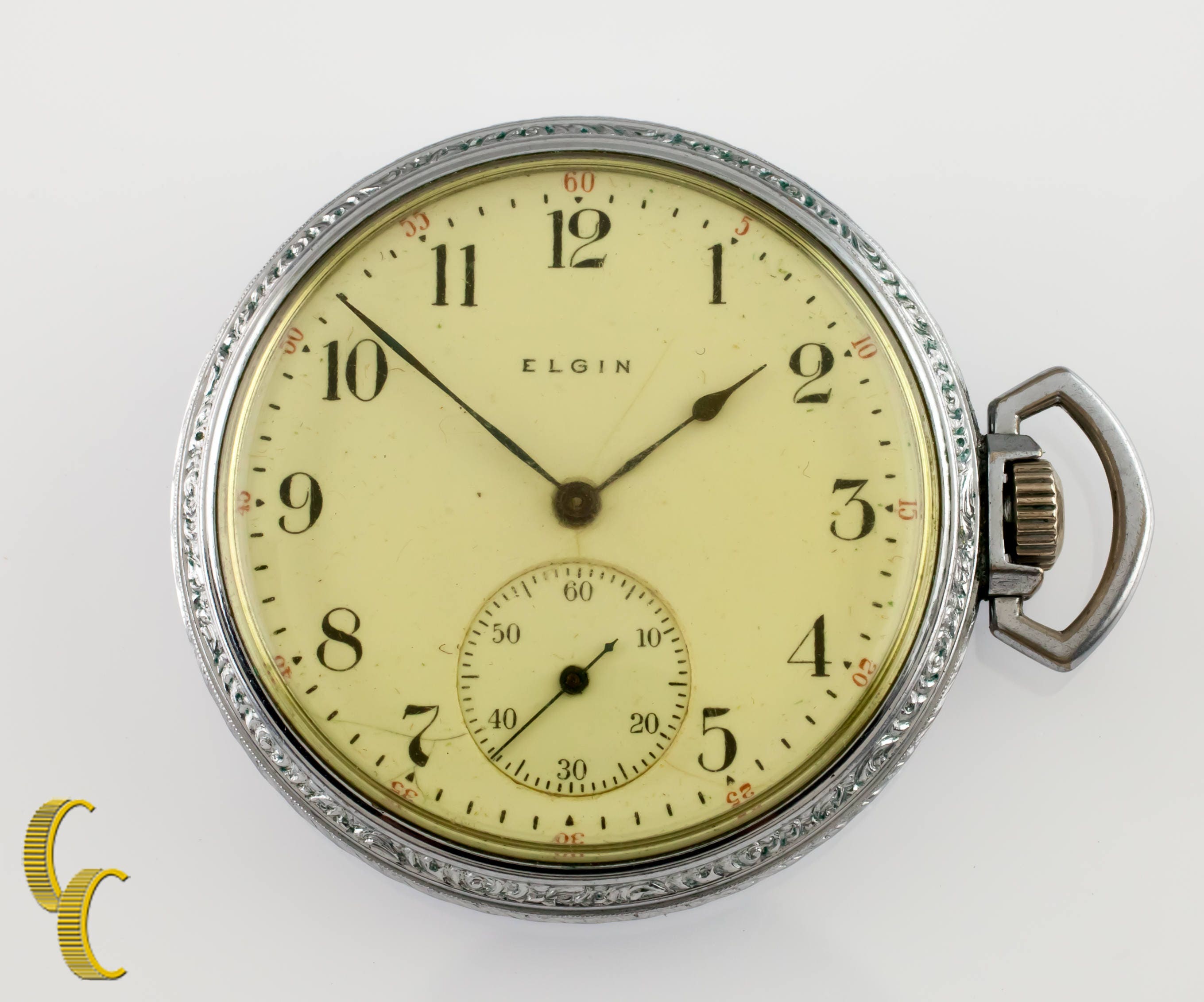 Elgin Open Face Nickel Pocket Watch Grade 302 Size 12 15 Jewel Etsy UK