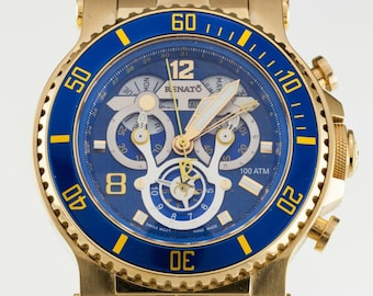 Renato Collezioni T-Rex Diver Movimiento de cuarzo reloj de hombre  de 50 mm