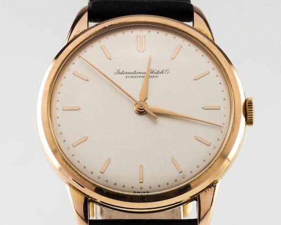 ヴィンテージ 1960 年代 IWC シャフハウゼン 18K ローズゴールド ヴィンテージ 1960 年代 IWC シャフハウゼン 18K ローズゴールド