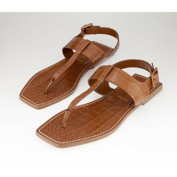 Christian Louboutin Cubongo Leather Sandals Size 4
