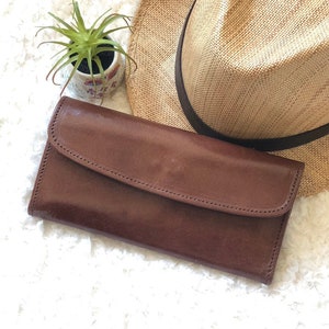 Handmade Bicolor woman leather wallet - Woman Leather wallet - Authentic Leather Wallet - leather gift -gift for her