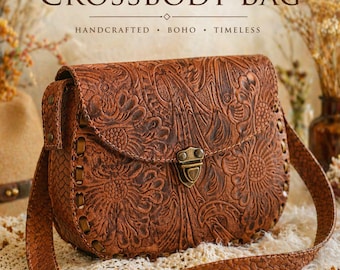 Crossbody bag•  Leather HandBag • Western gifts • Small Leather Purse • Personalized gift for her
