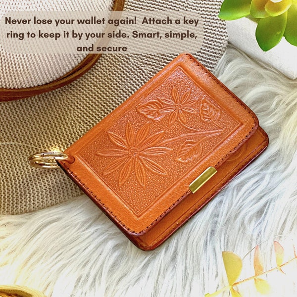 Small wallets for women • personalized gifts for her • Keychain wallet •  Pocket Wallet