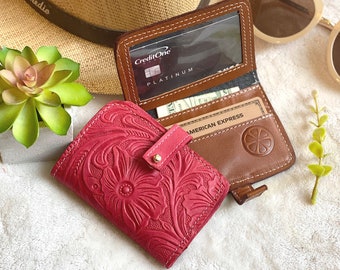 Leather small wallets for women • card holder • leather wallet  • gift for her