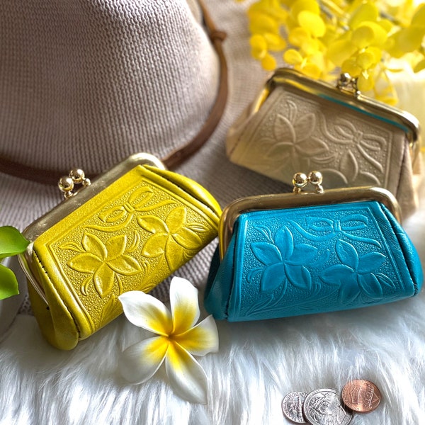 Floral Coin Purse Etsy