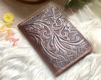 Handmade leather passport Cover • Passport Holder • Leather Gift • Passport Wallet • leather gifts