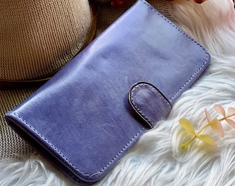 Cute leather wallets for women •  Sustainable leather wallet • personalized gifts for her