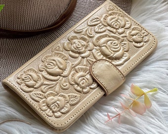 Embossed Roses Women's  Wallets • thoughtful gifts for her • Engraved Wallet