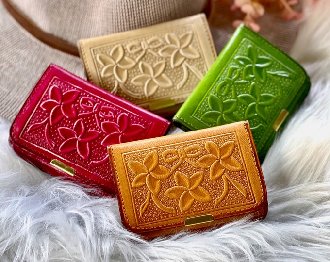 Small leather wallets for women • gifts for her • credit card holder