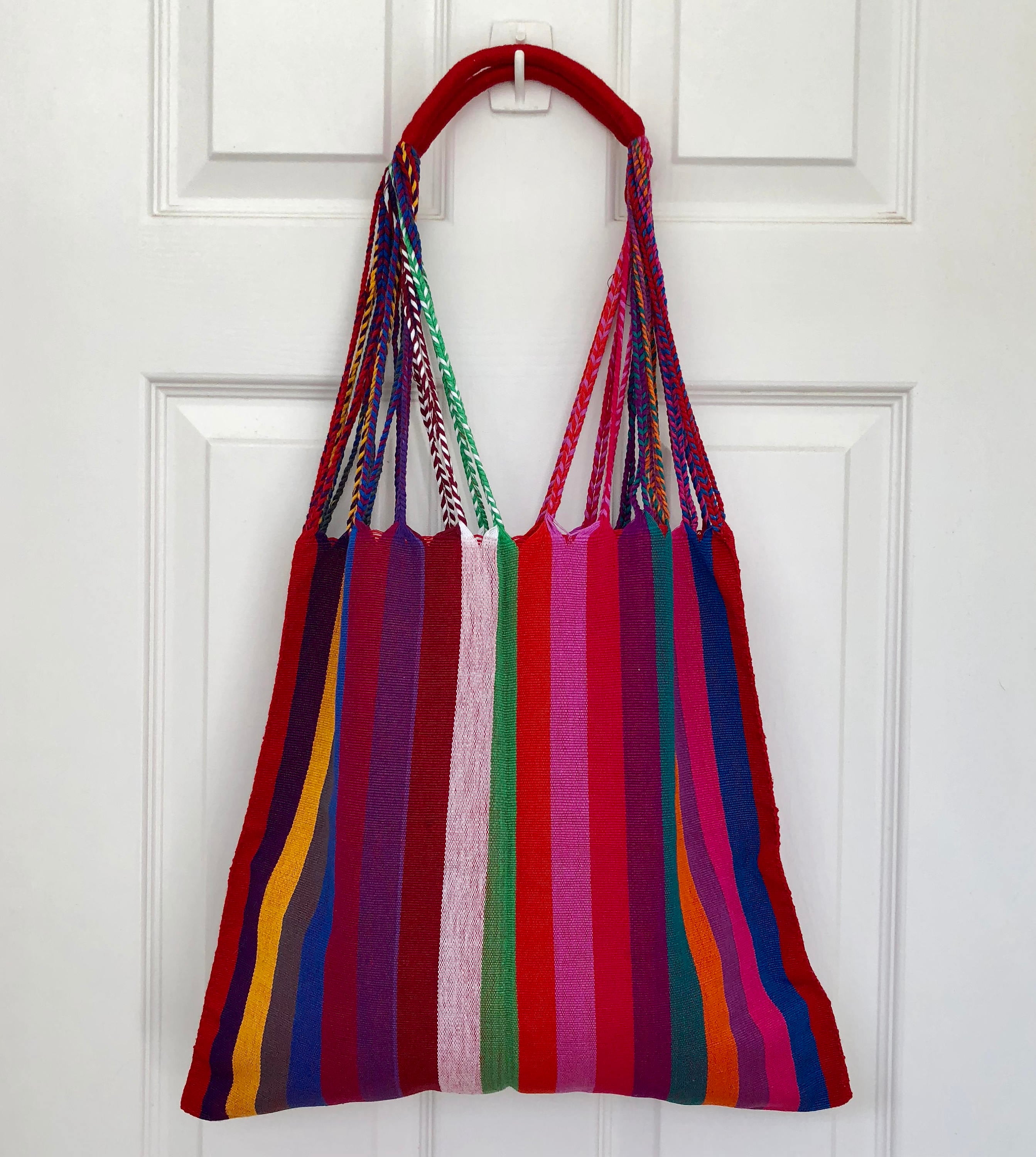 Fabric Bag Mexican Bag Beach Bag Fabric Bag Hobo BagHandmade Hobo