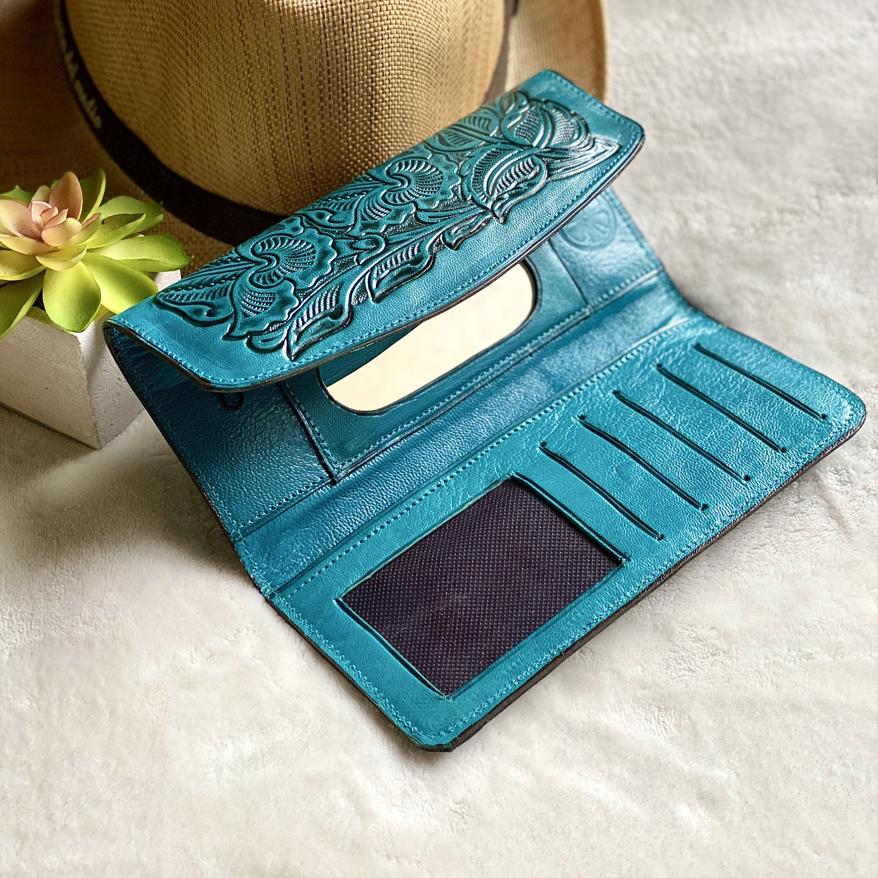 Western woman wallets / women's wallet / Leather woman wallet
