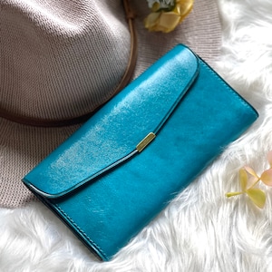 Carteras de piel para mujer • Carteras de piel suave sostenibles para mujer • Regalo para ella