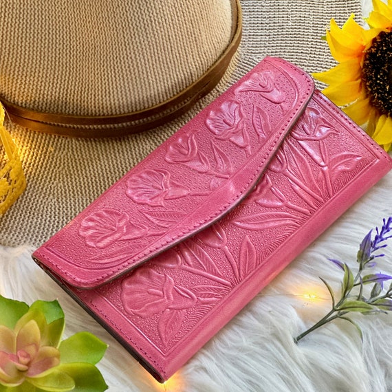 Personalized Calla Lily Wallet for Women, Floral Leather Wallet with Name