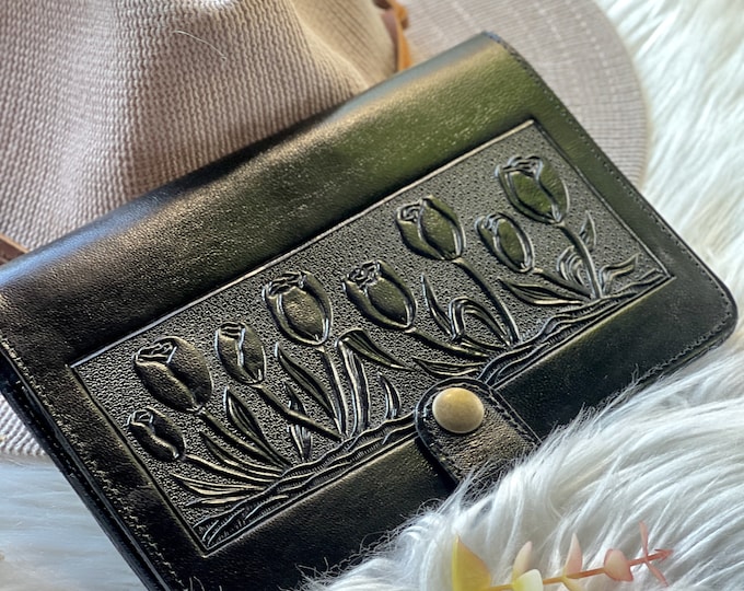 Embossed family passport cover • Double passport case • Passport wallet • Gifts for her • Passport holder