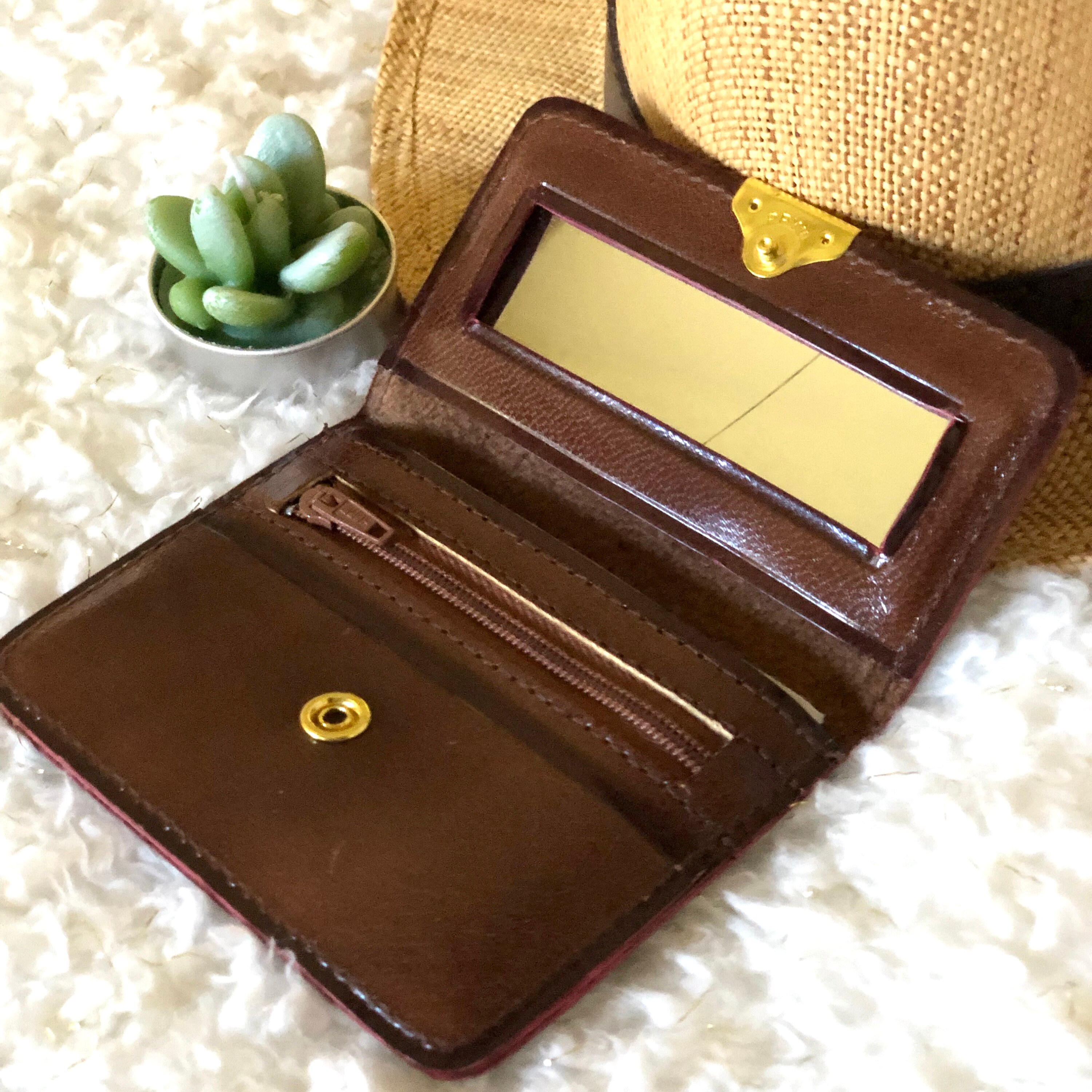 Bohemian Pouch*Brown Small Wallet*Women's Wallets*Gift for wife*Leather