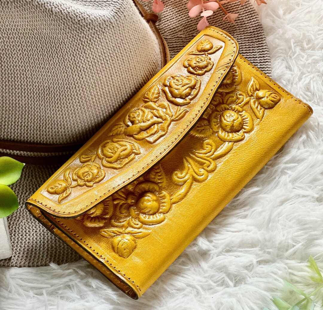 Girly Leather Wallets Wallets for Women Vintage Purse Personalized