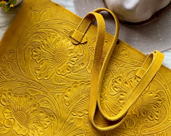 Sacs fourre-tout pour femme • Sac fourre-tout en cuir souple • grand sac fourre-tout • cadeaux pour femme