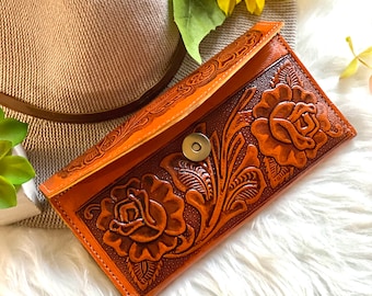 Handcrafted leather wallets for women- woman wallet -gifts for her