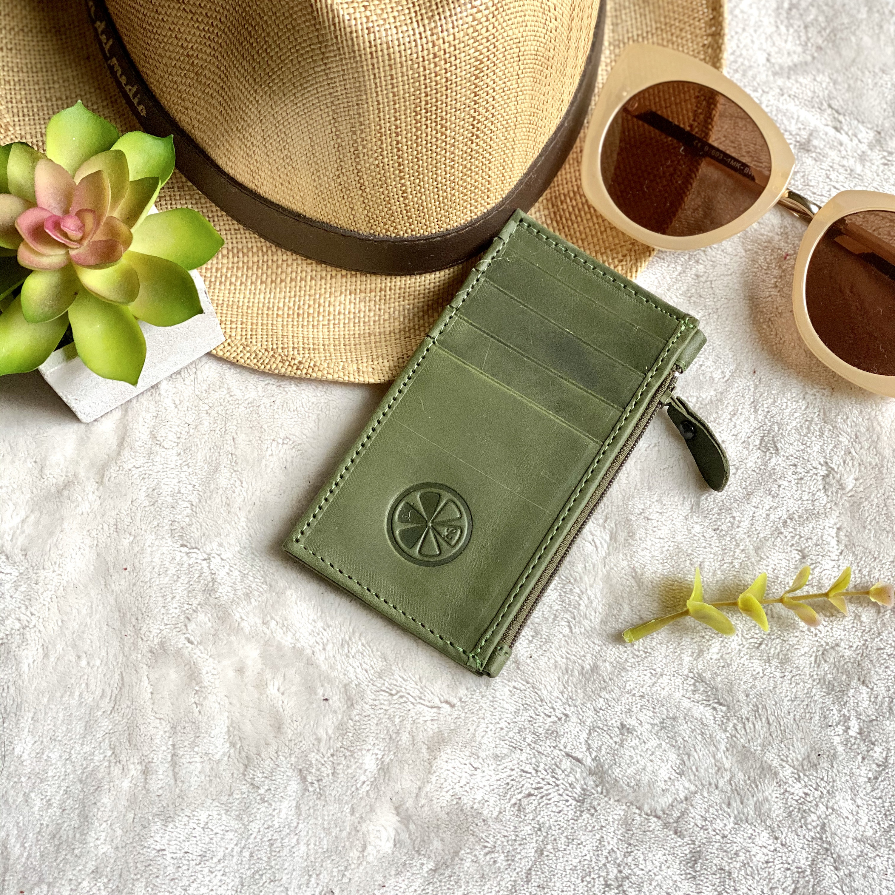 Handmade Leather card holder card holder leather card holder with