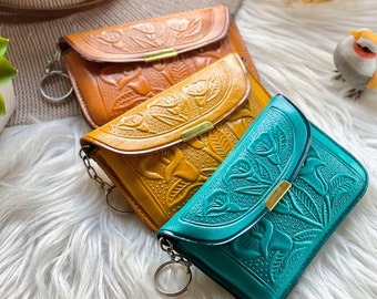 Leather coin purses