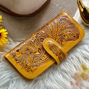 Echtes Leder Portemonnaies • Geschenk für Frau • Geschenk für Sie • Kreditkarten Geldbörse