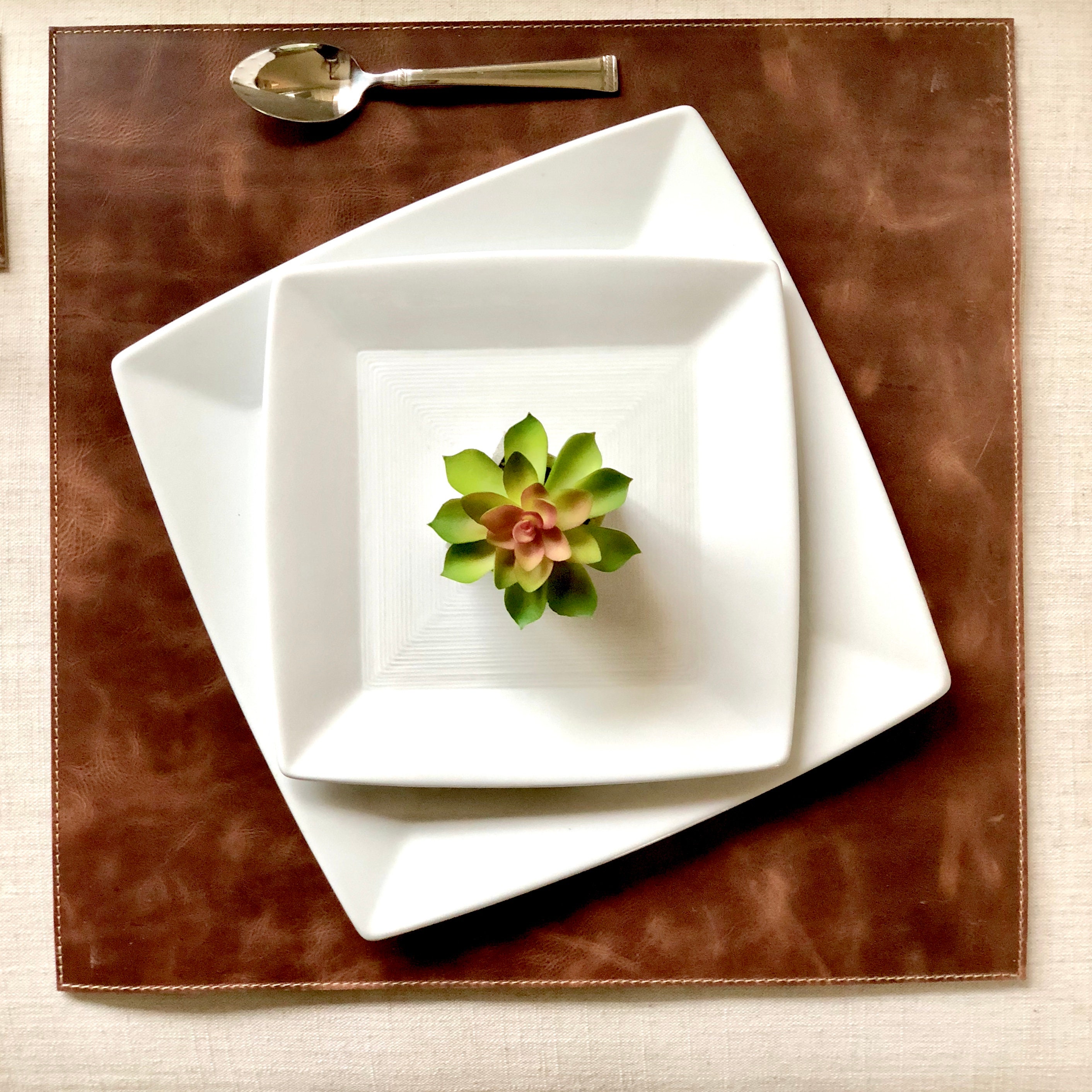 Leather Placemats * Dinner wear * Kitchen Accessories *Real Leather