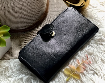 Handmade Vintage Style Leather Wallet for Women • Slim & Personalized Wallet • Handmade Gift for Her