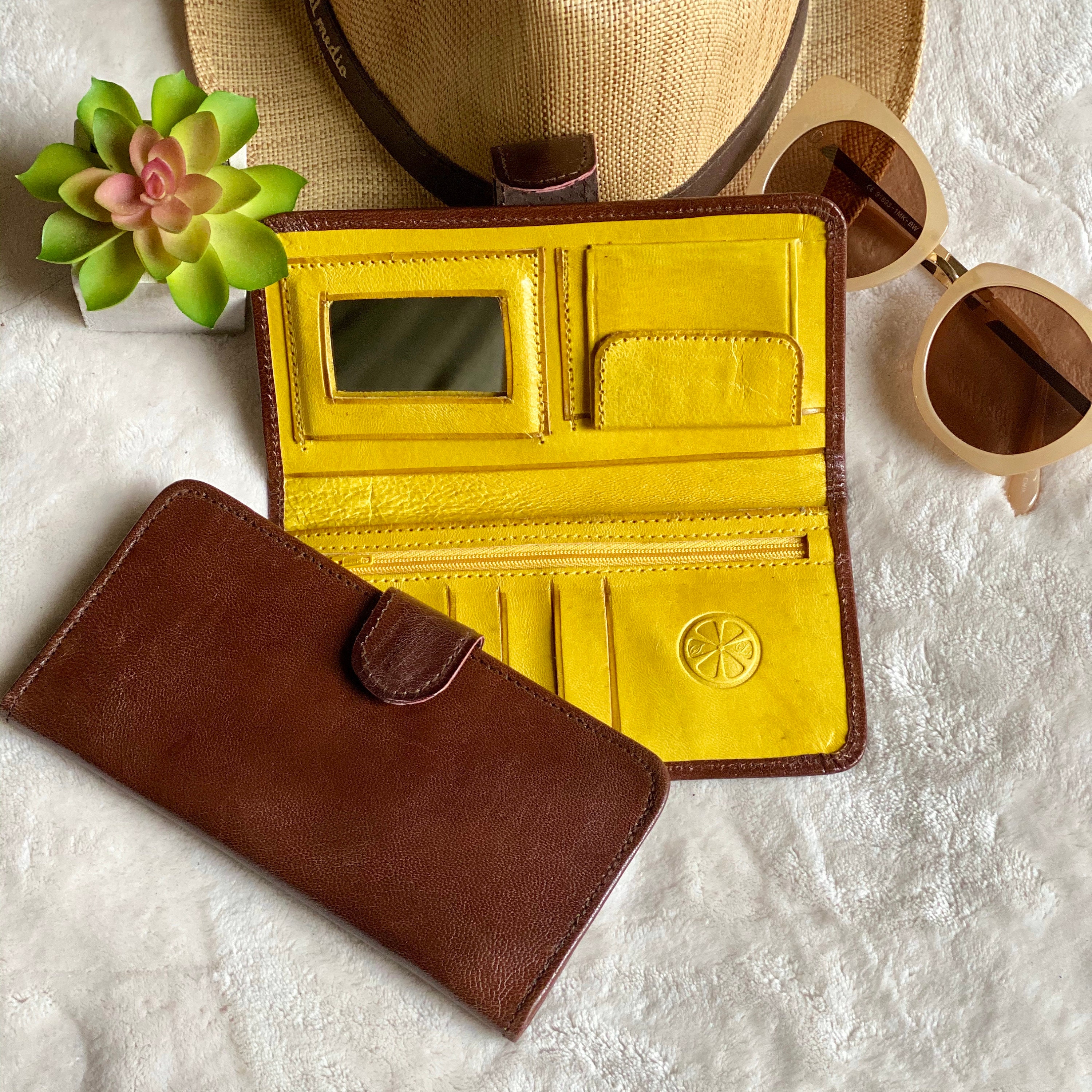 Handmade wallet woman - Leather woman wallet - small wallet - Bicolor ...