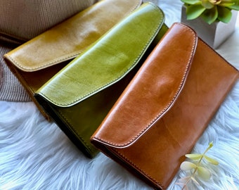 Vintage style leather woman wallet • woman wallet • Gifts for her • Mother's day gift