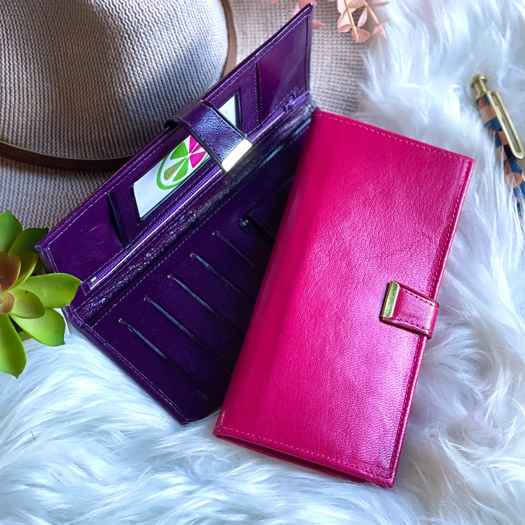 Leather Bifold Women's Wallets Small Woman Wallets Etsy