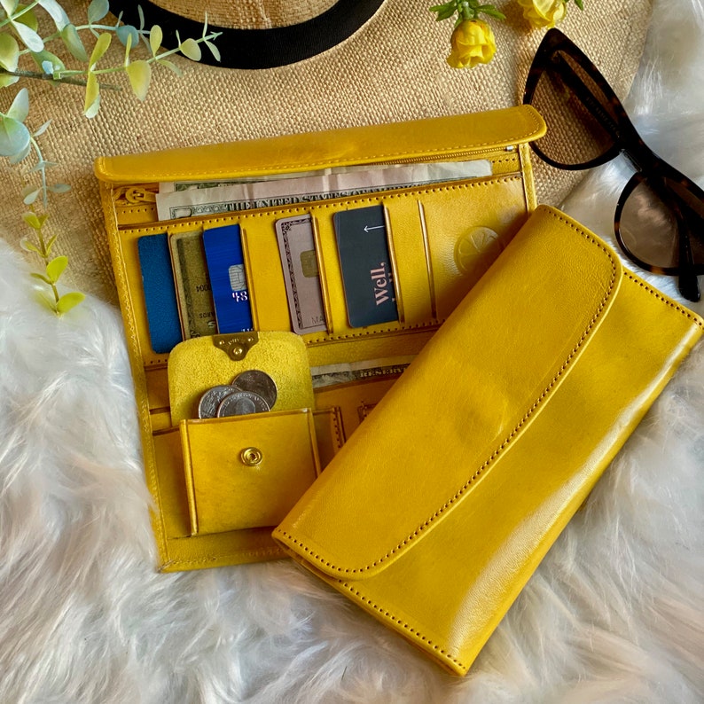 Handmade Leather Wallet Woman Wallet Credit Cards Wallet Etsy