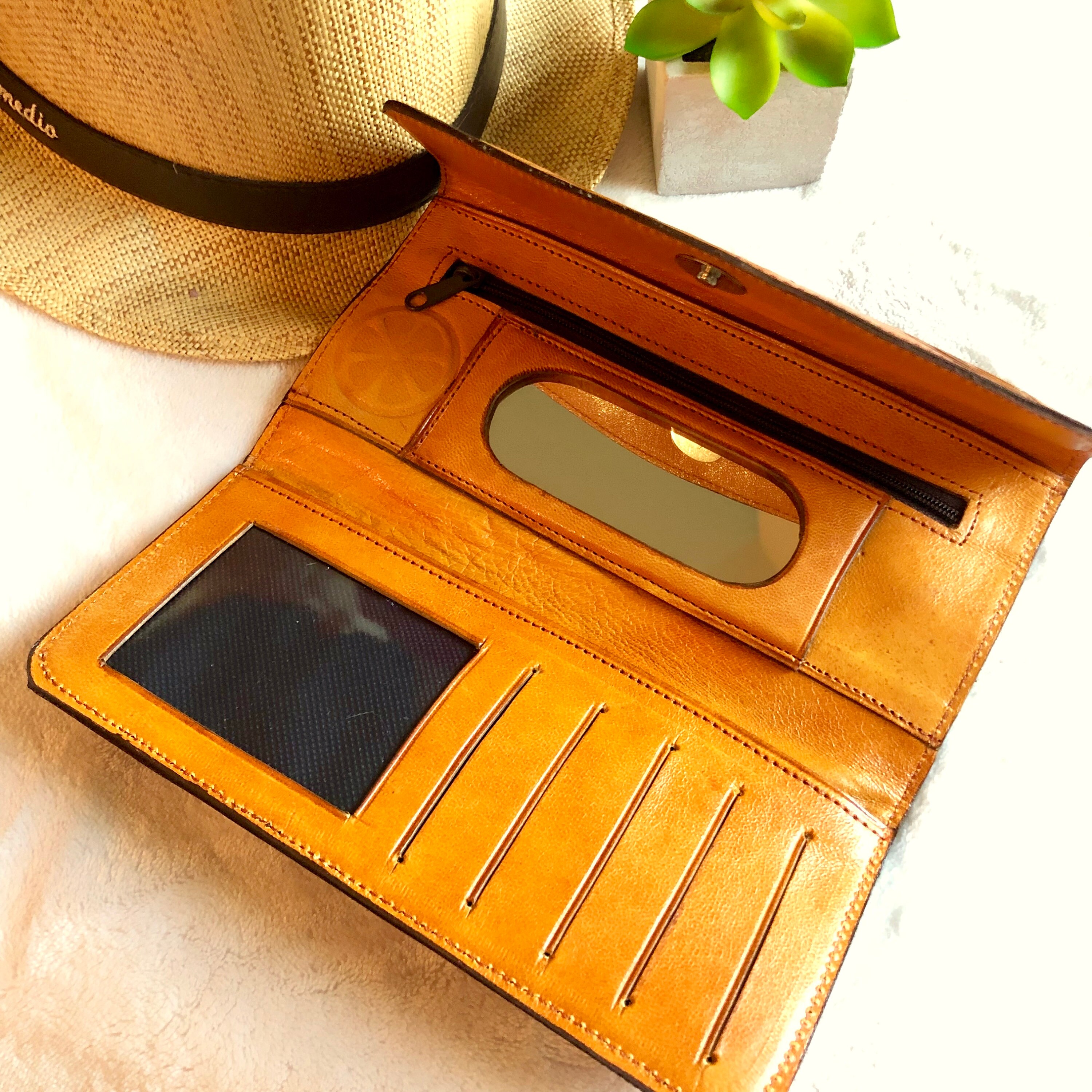 Western Wallet*Leather Wallet*Tooled Leather Wallet*Gift for her*Women