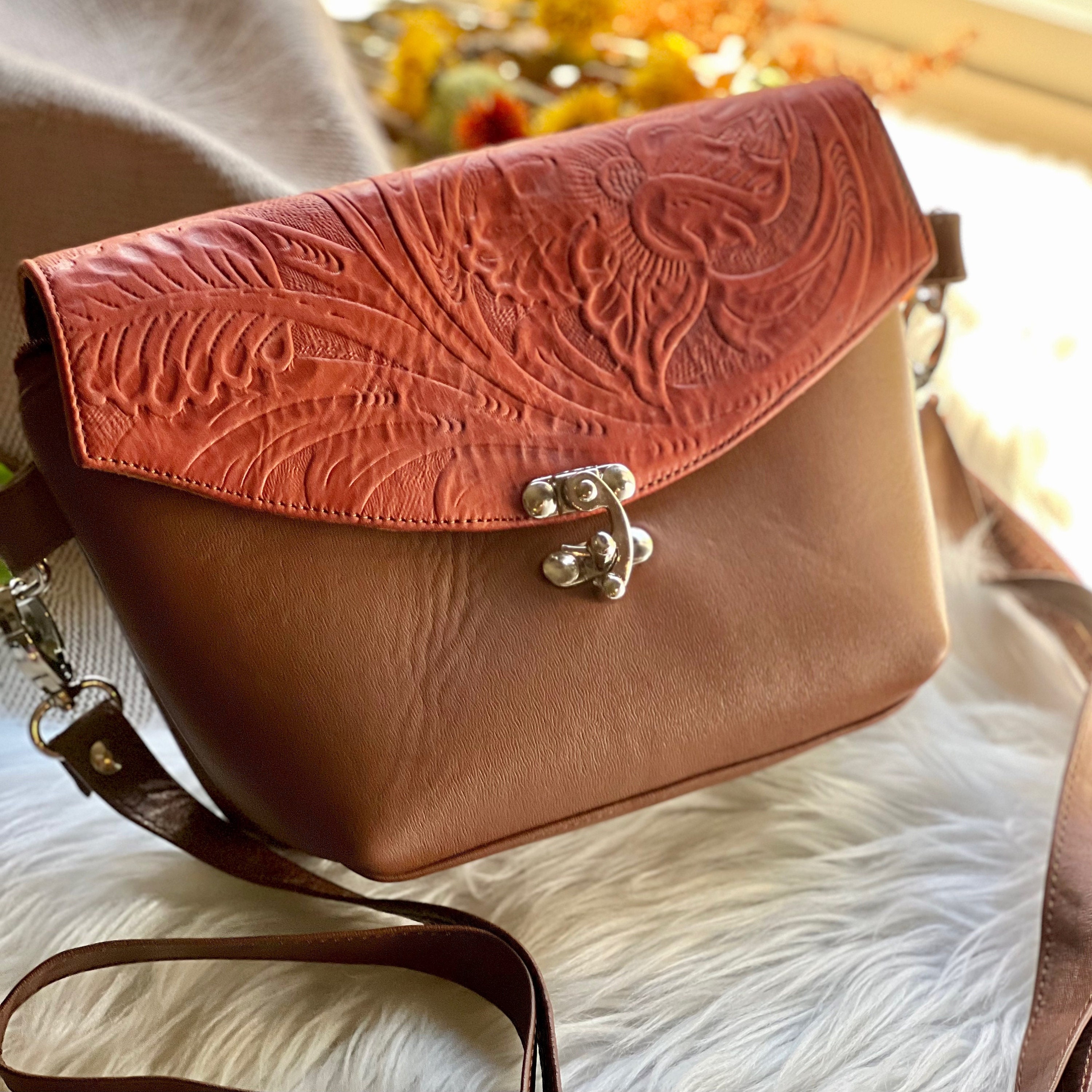Small leather purse • Saddle Bag women • Bags and Purses for women
