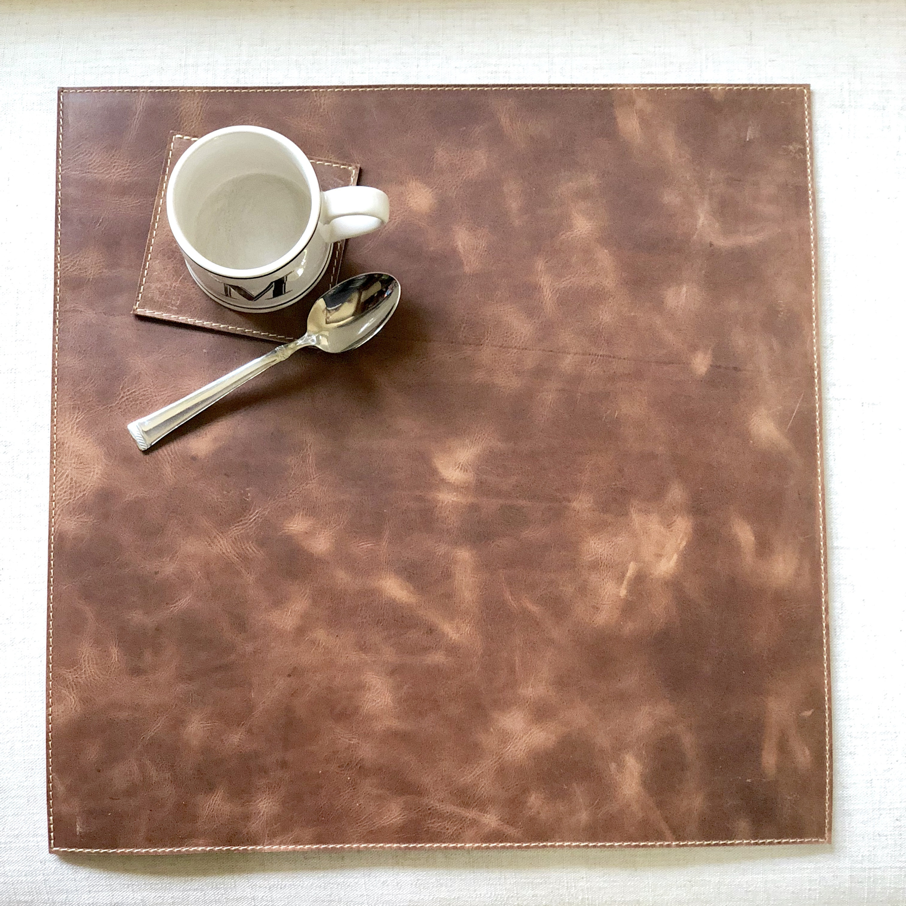 Leather Placemats * Dinner wear * Kitchen Accessories *Real Leather