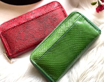 Embossed women's leather wallet • wallets for women • gifts for her • leather purse