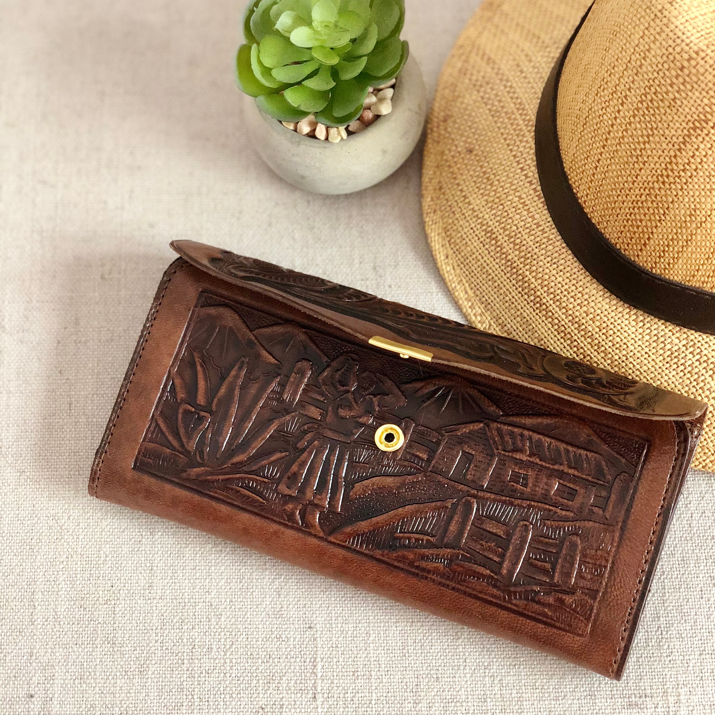 Vintage Style Wallet*Ethnic Wallet*Slim Wallet*Western Wallet*Handmade