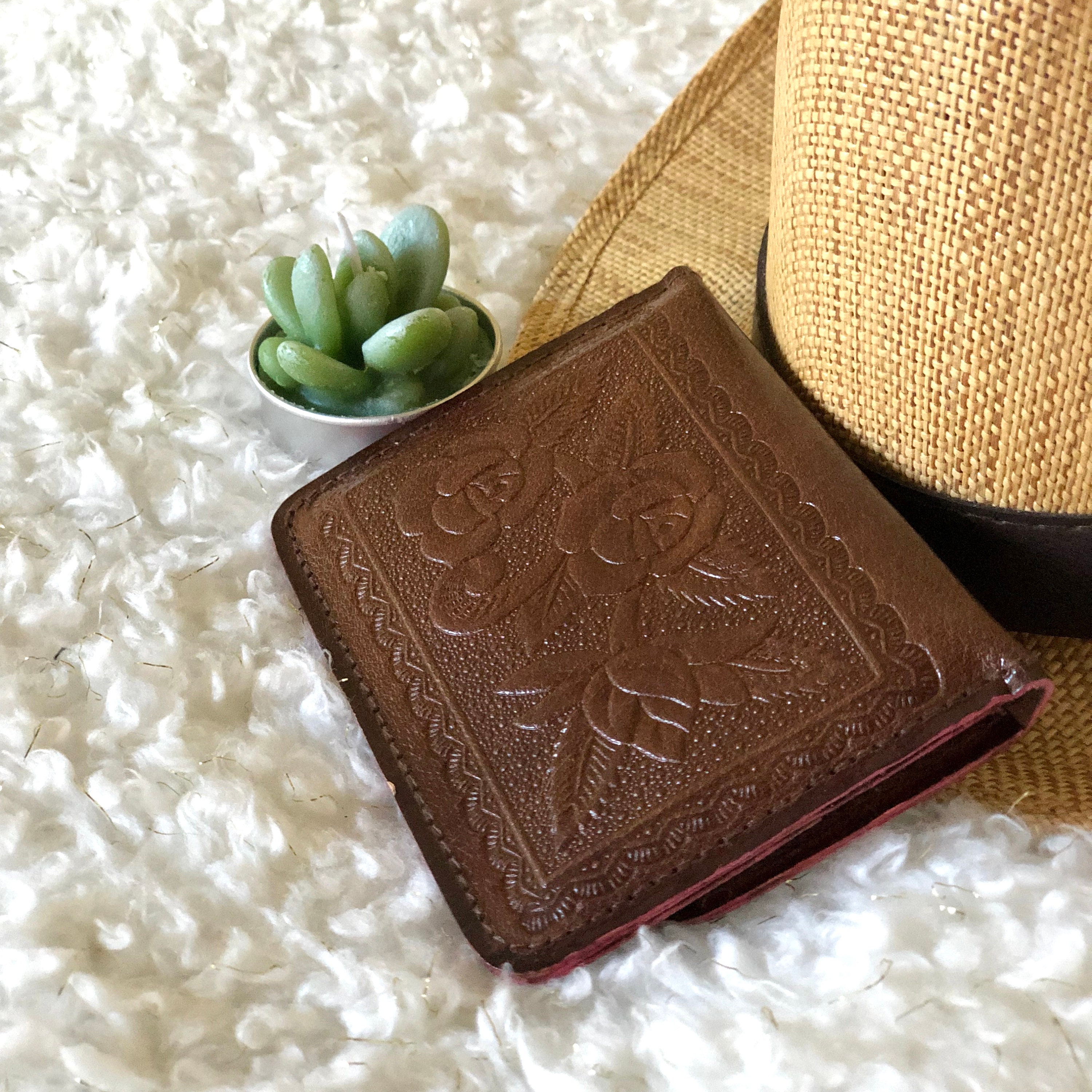 Bohemian Pouch*Brown Small Wallet*Women's Wallets*Gift for wife*Leather