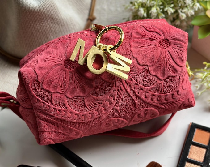 Add a Letter Charm • Personalized Initial Charm for Wallets, Pouches & Bags • Custom Gift Add-On • Saly Limon USA