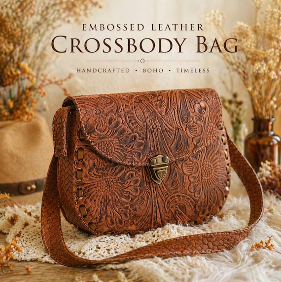 Crossbody bag•  Leather HandBag • Western gifts • Small Leather Purse • Personalized gift for her